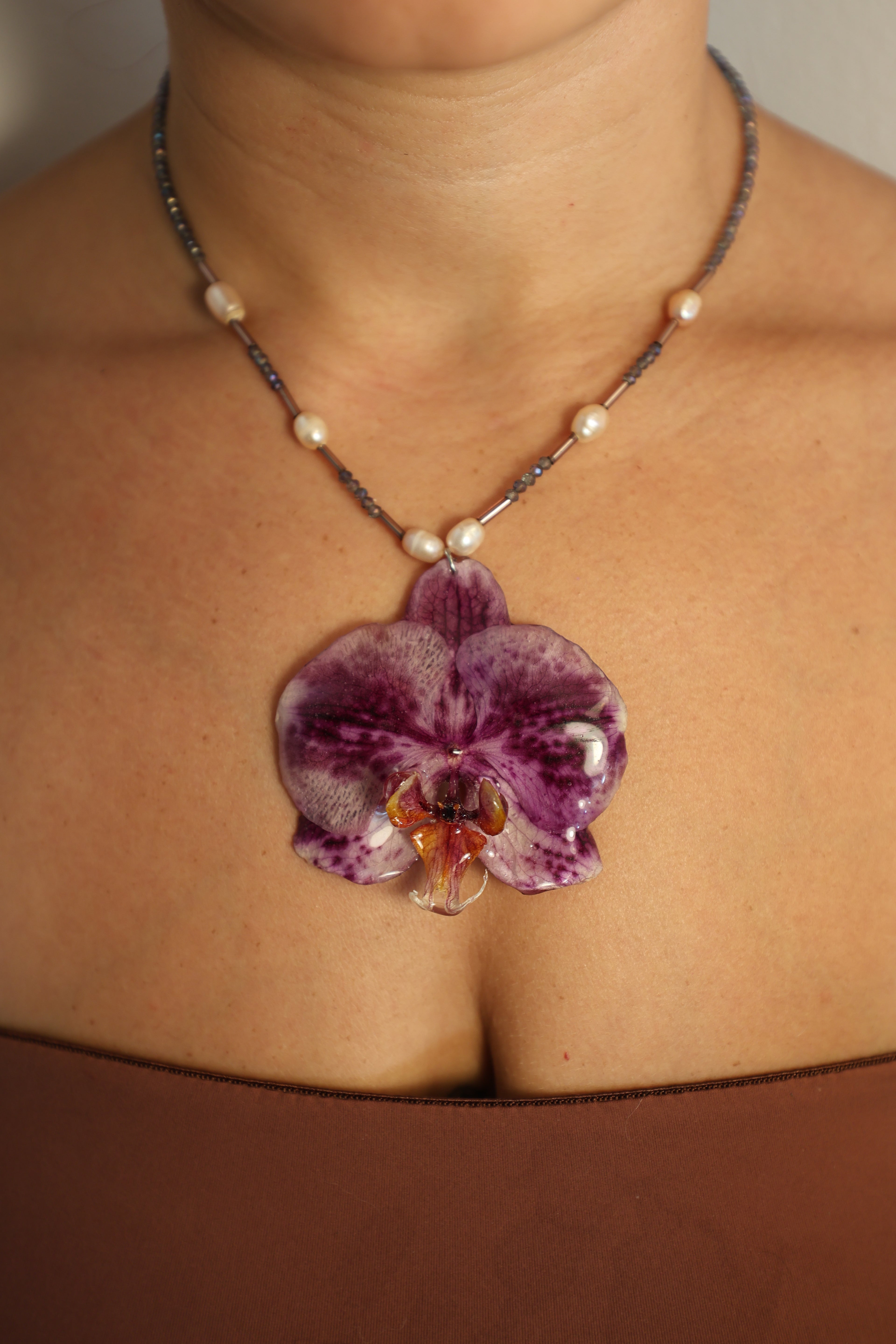 Perfect Orchid Necklace