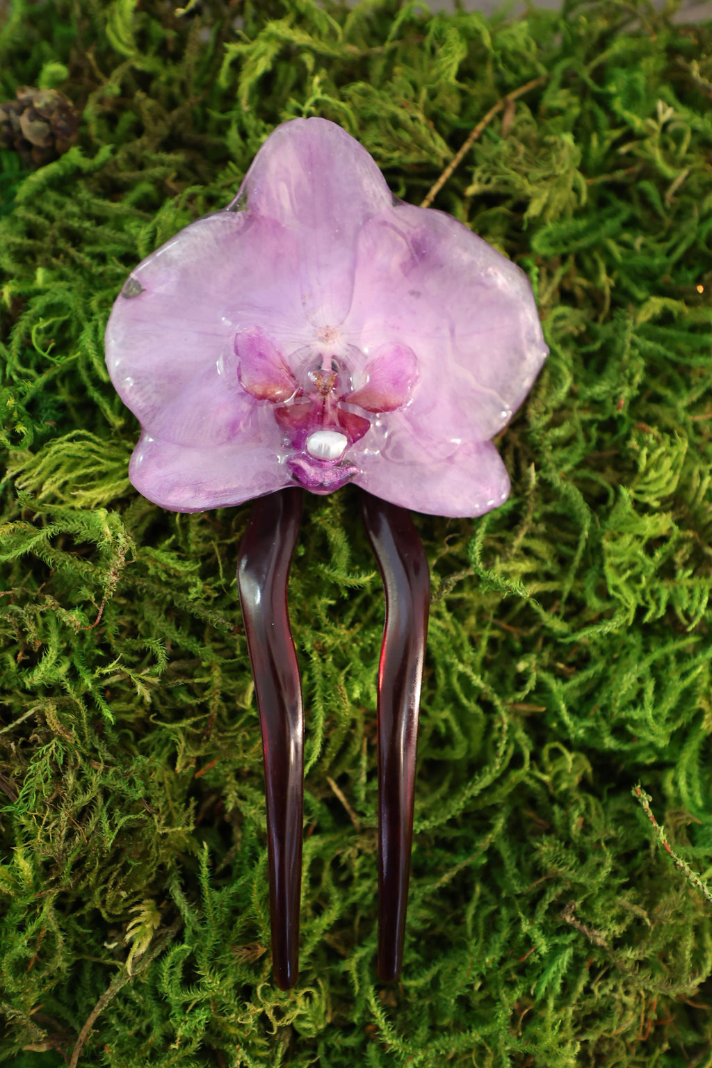 Motherly Orchid Hairpin