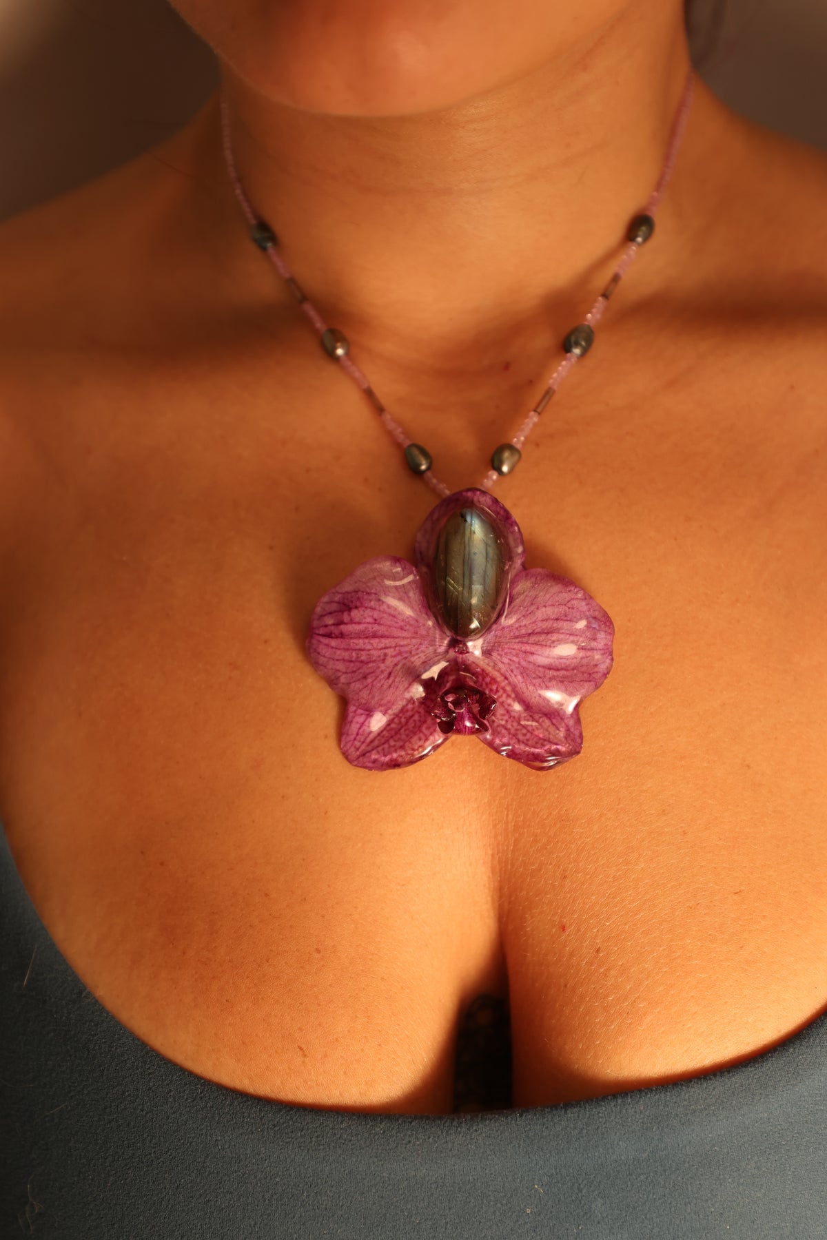Alien Labradorite Orchid