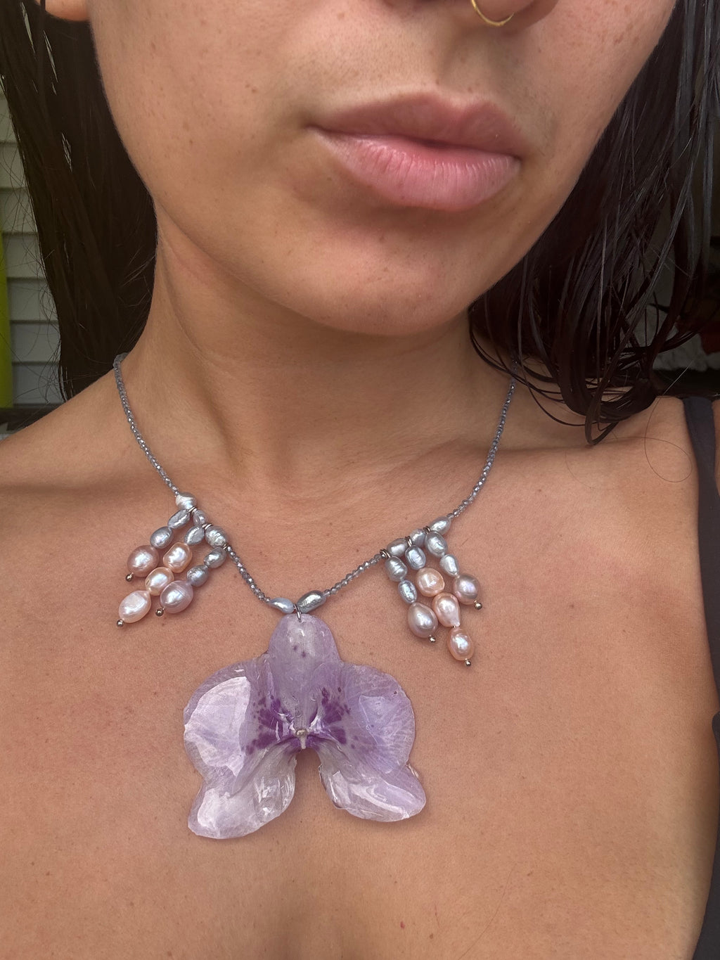 Mermaid Orchid Necklace