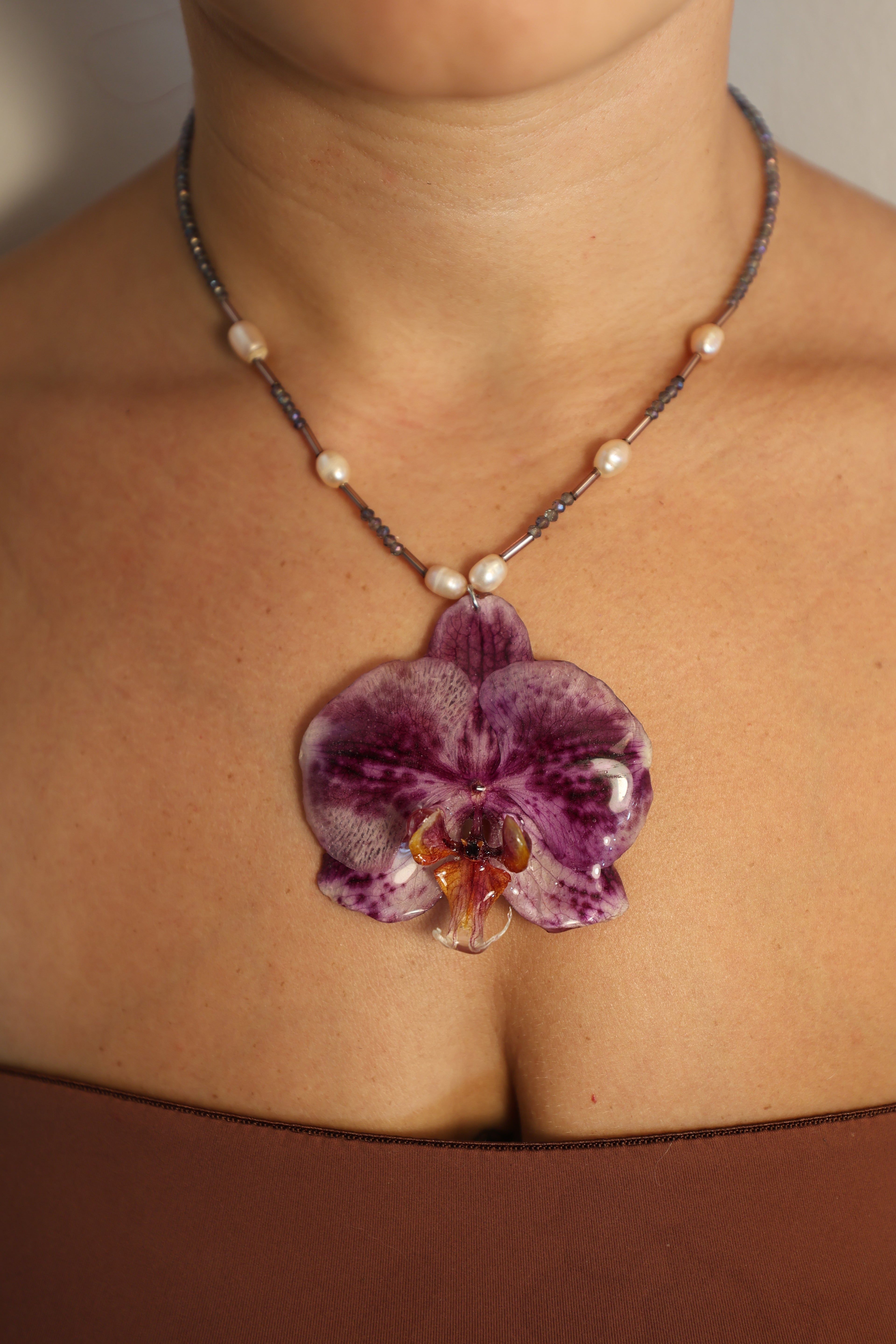 Perfect Orchid Necklace
