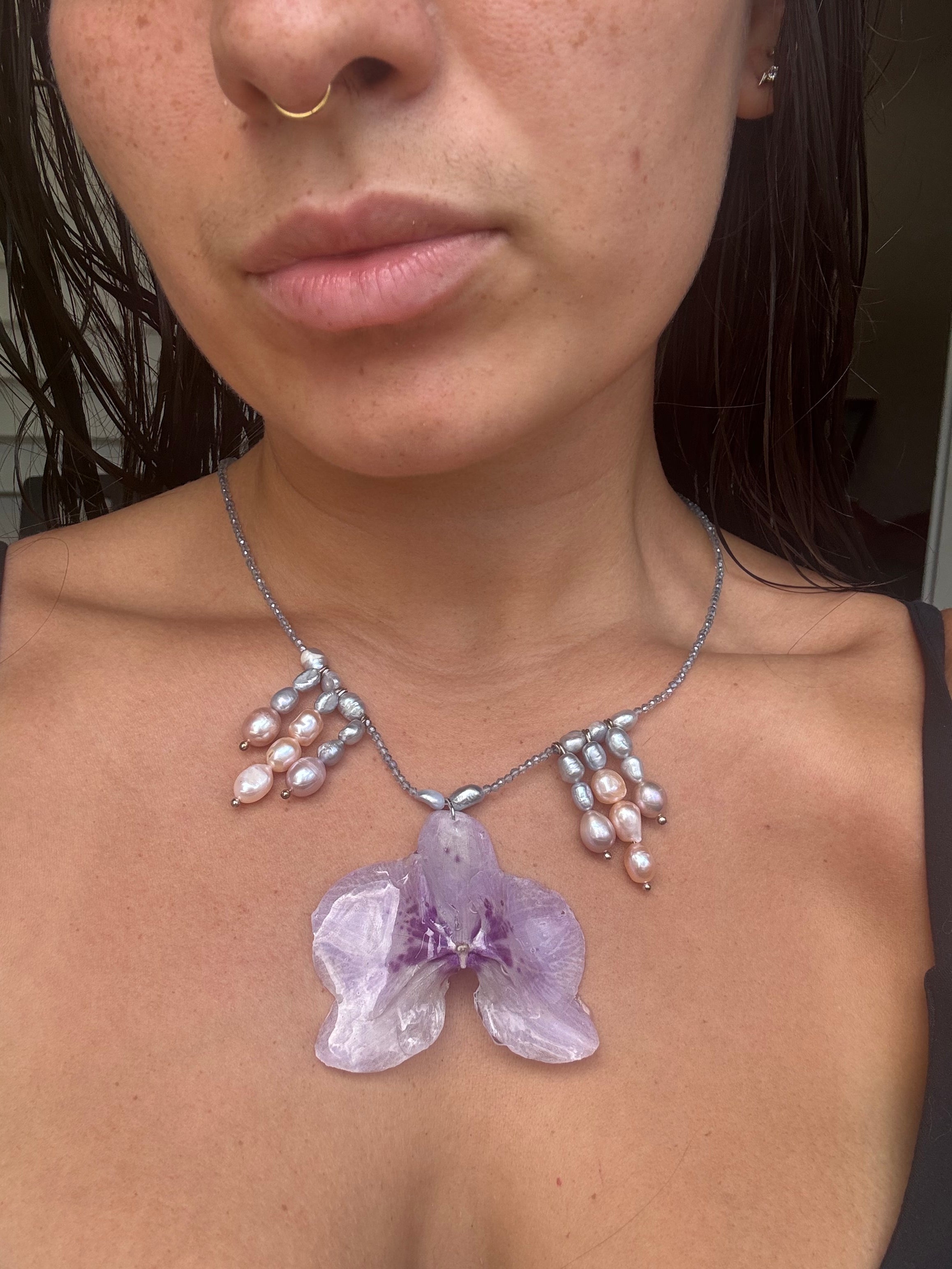 Mermaid Orchid Necklace