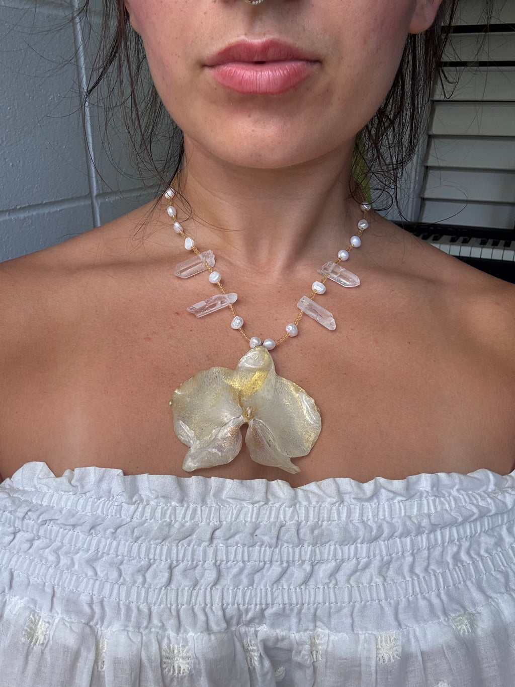 Orchid Necklace No. 4 🤍🔮🦄