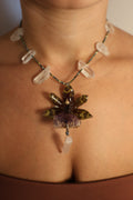 Jumping Jack orchid necklace