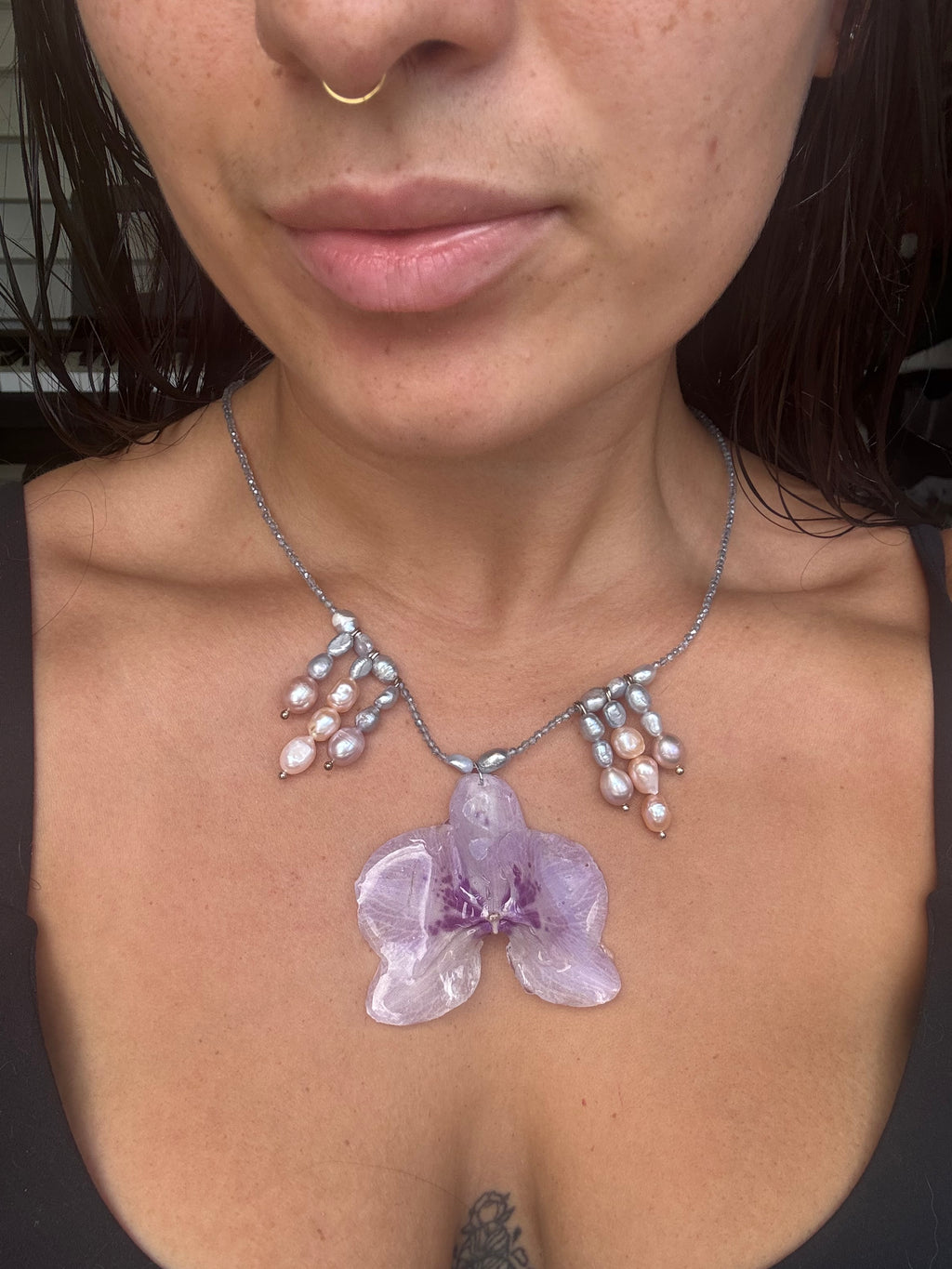 Mermaid Orchid Necklace