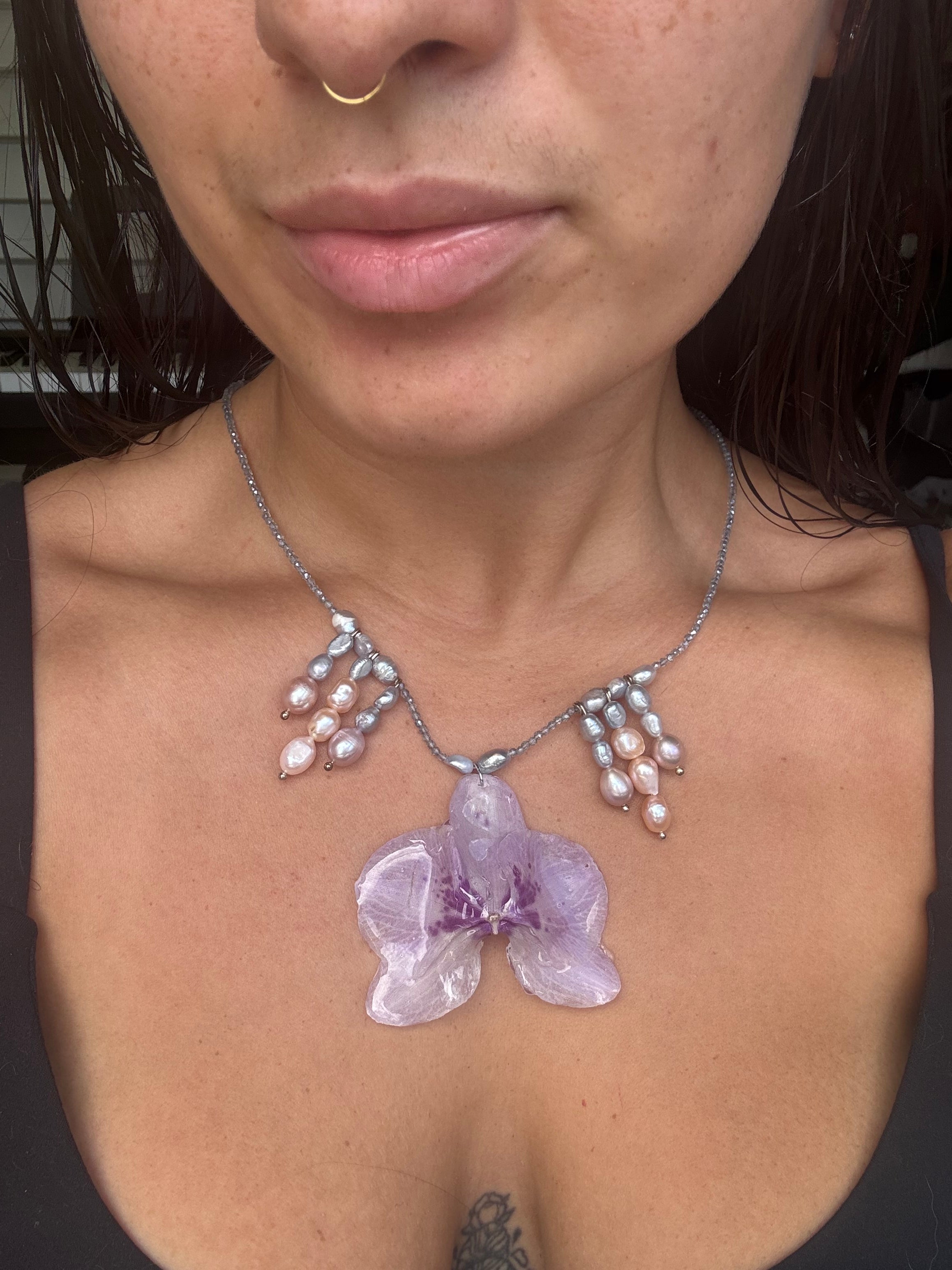 Mermaid Orchid Necklace