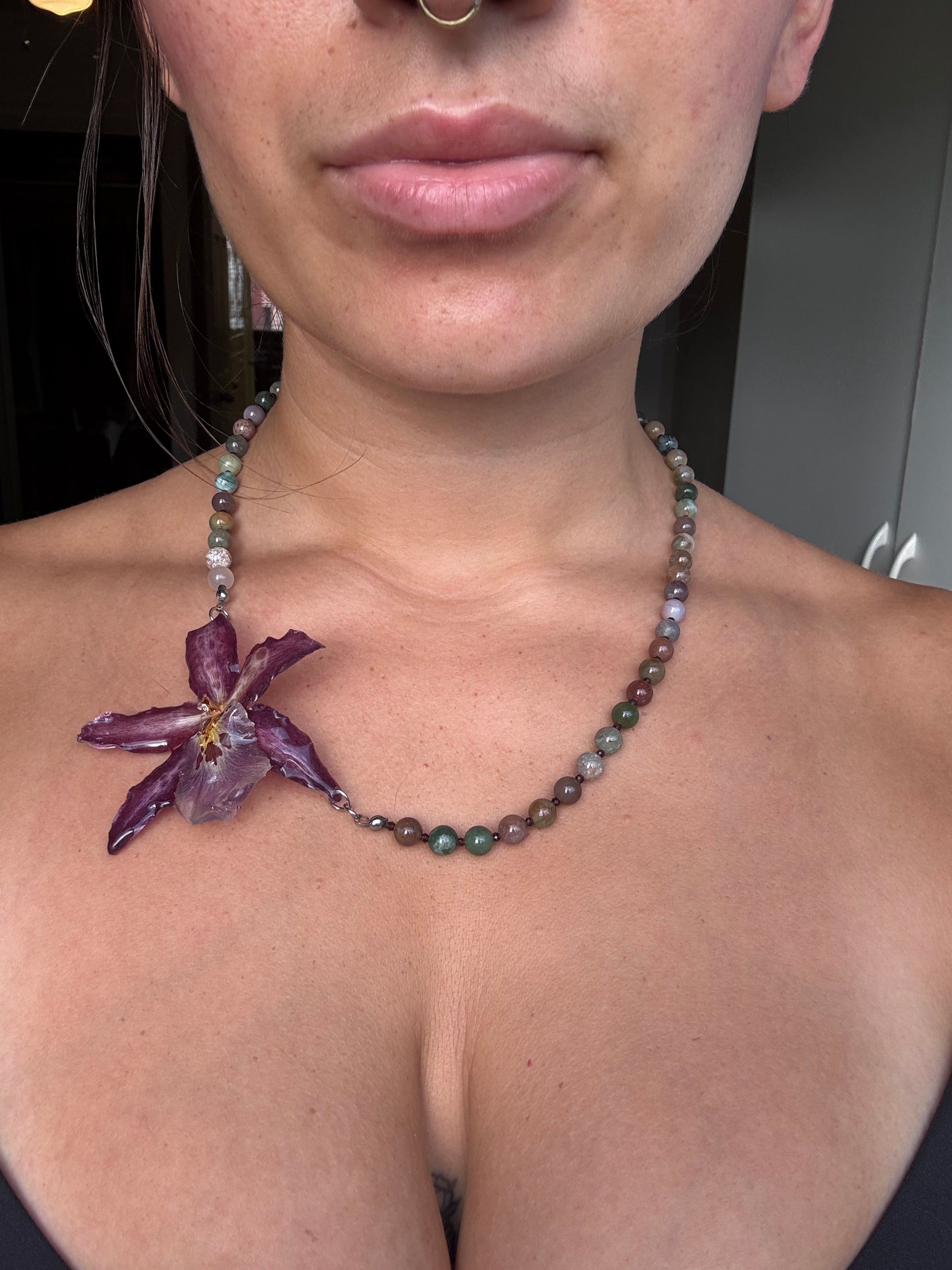 Orchid Necklace No. 3