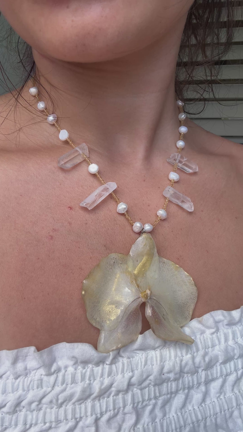 Orchid Necklace No. 4 🤍🔮🦄