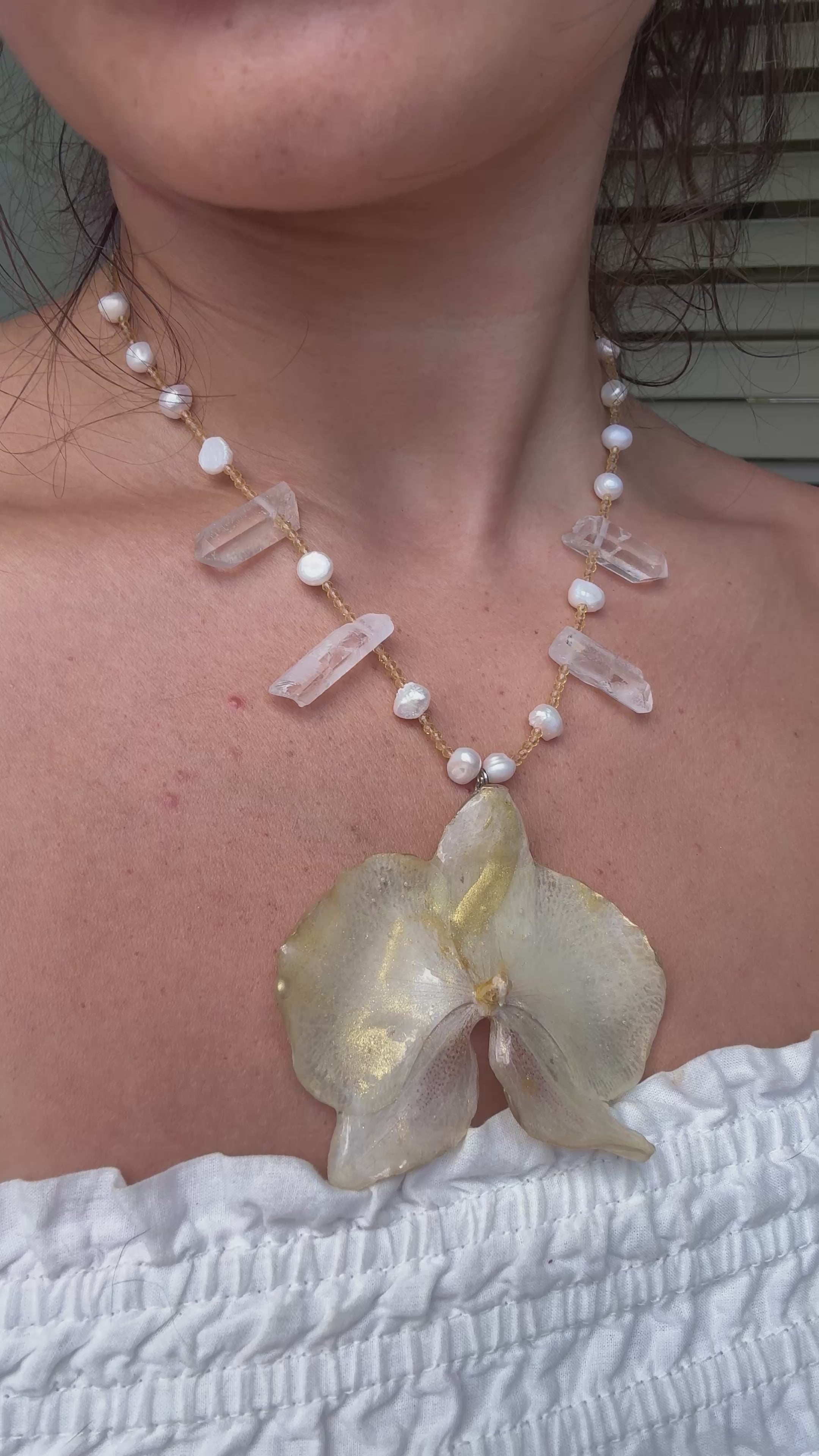 Orchid Necklace No. 4 🤍🔮🦄