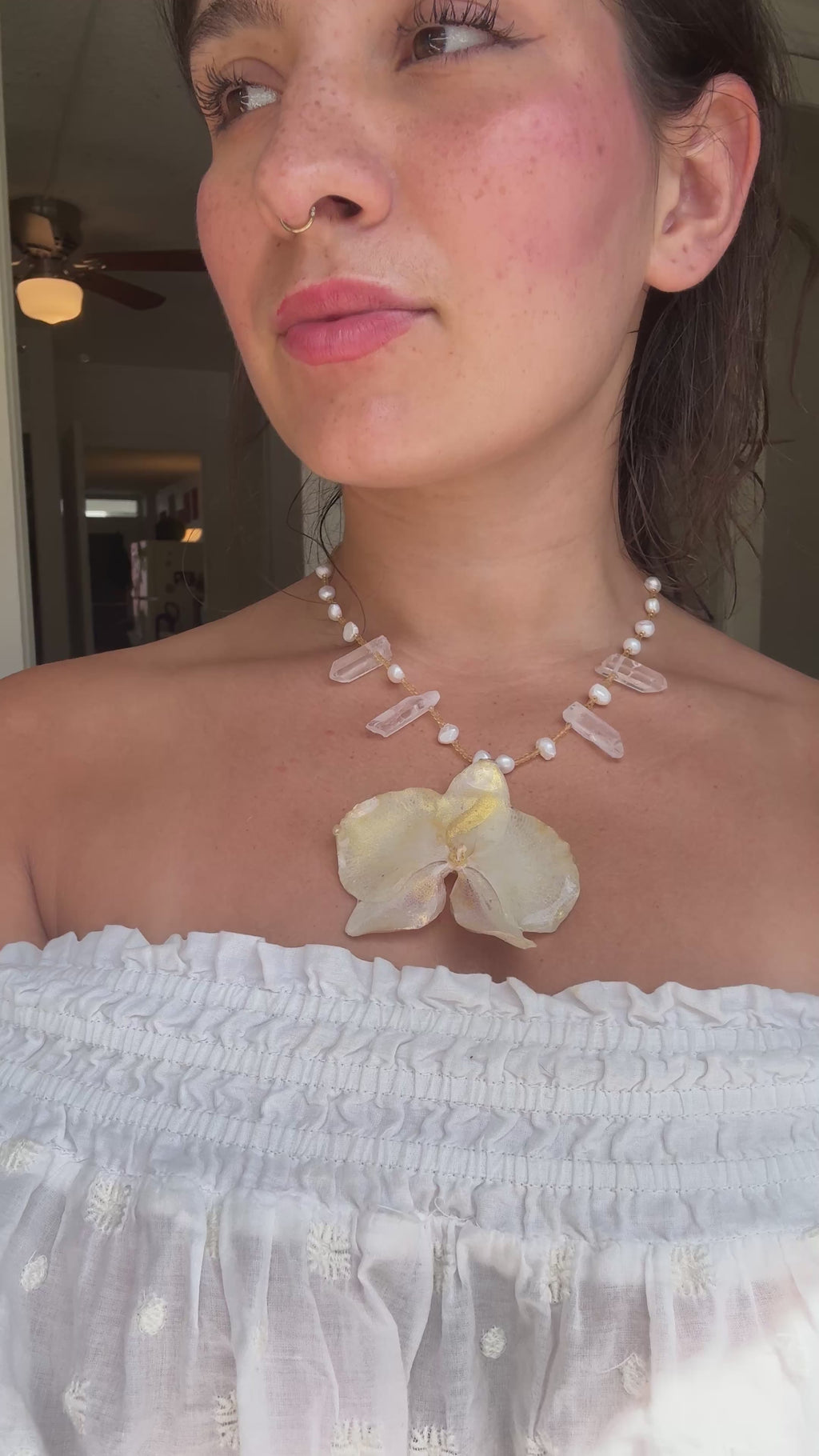 Orchid Necklace No. 4 🤍🔮🦄