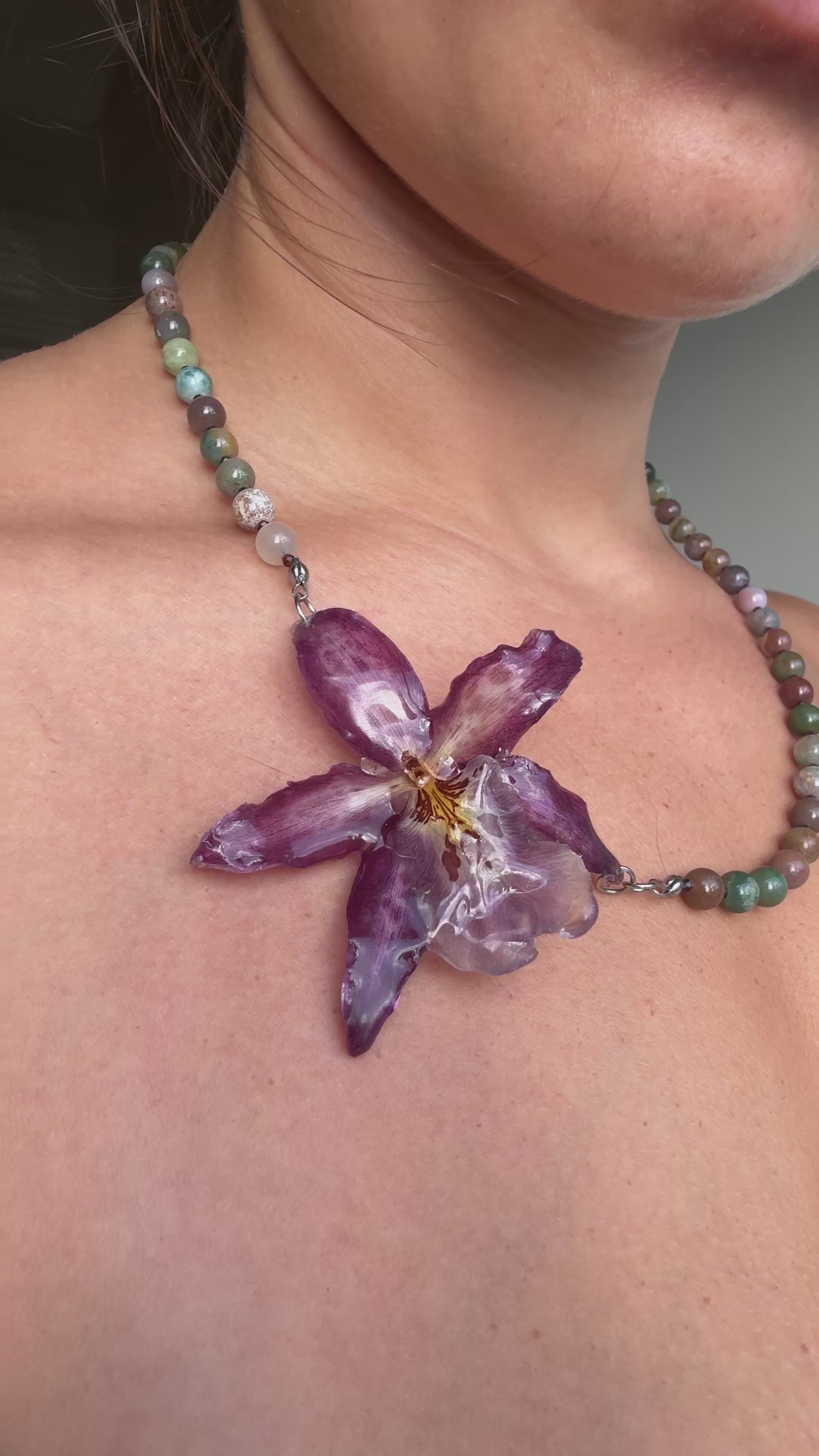 Orchid Necklace No. 3